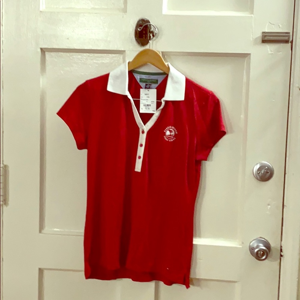 Pebble Beach  Tommy Hilfiger Golf polo shirt .